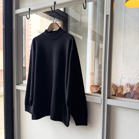 COMOLI　ウール モックネックニット