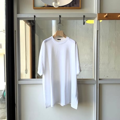 COMOLI　コットンメッシュ 半袖Tシャツ