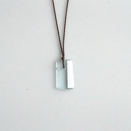 Margaret Solow　Geometric  Necklace    Aquamarine