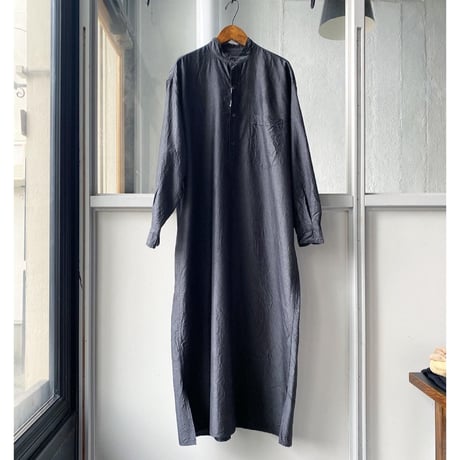 COMOLI   杢シルク プルオーバーワンピース