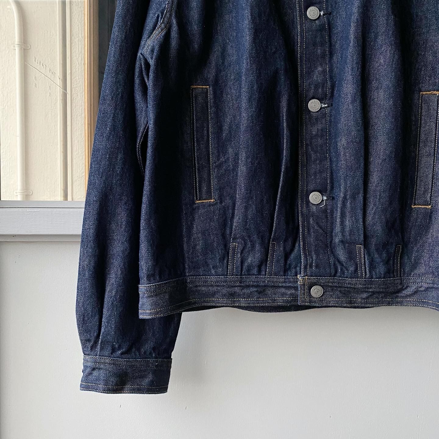 AURALEE WASHED HARD TWIST DENIM BLOUZON | Les