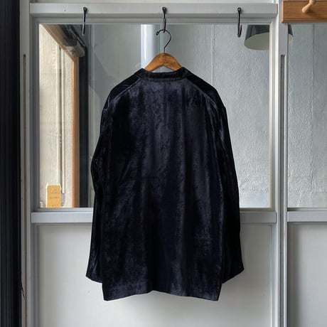 COMOLI   シルク別珍 スタンドカラージャケット(U03-01006)