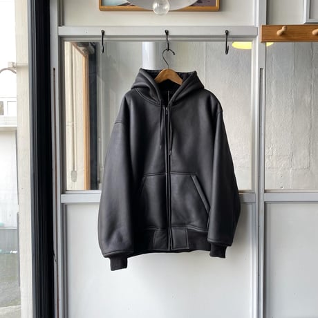COMOLI　シープスキン ジップパーカ