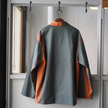 AURALEE  WASHED FINX GRADATION DYED BIG BLOUZON (Mens)