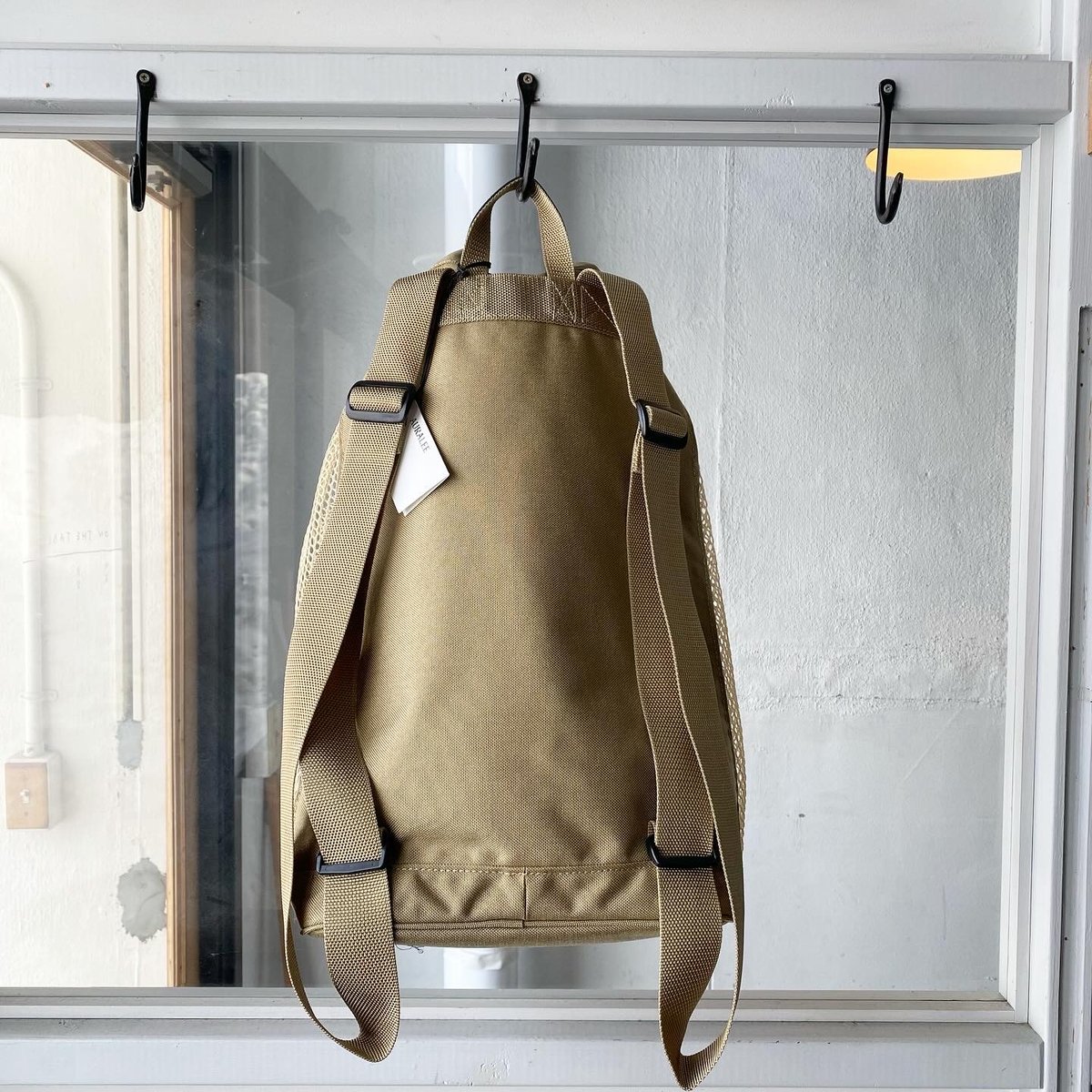 バッグ AURALEE MESH SMALL BACKPACK BY AETA Auralee x Aeta small mesh backpack Auralee