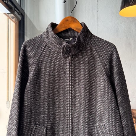 AURALEE　ALPACA WOOL SILK TWEED ZIP BLOUSON