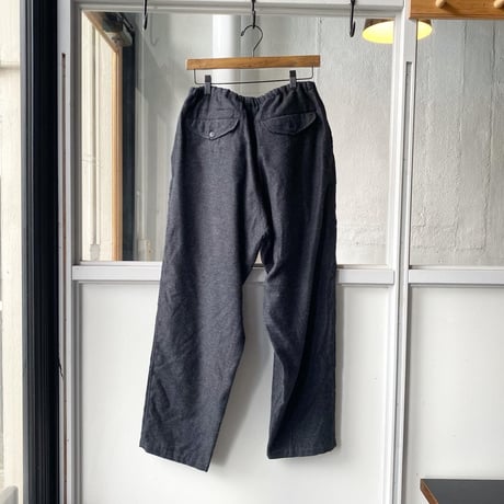 COMOLI　カシミヤシルク ドローストリング パンツ