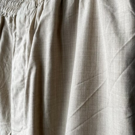 AURALEE　HIGH COUNT WOOL POPLIN PANTS