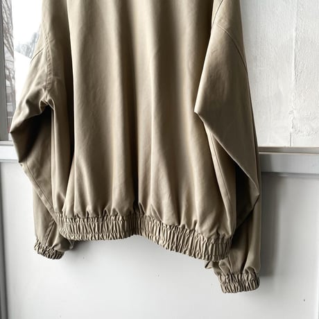AURALEE　WASHED FINX SILK CHAMBRAY BLOUSON