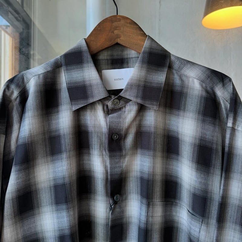 ssstein OVERSIZED DOWN PAT SHIRT | Less Higa ssstein OVERSIZED DOWN PAT SHIRT | Less Higa