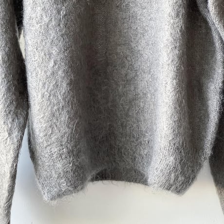 AURALEE   BRUSHED SUPER KID MOHAIR KNIT P/O   A21AP01KM (mens)