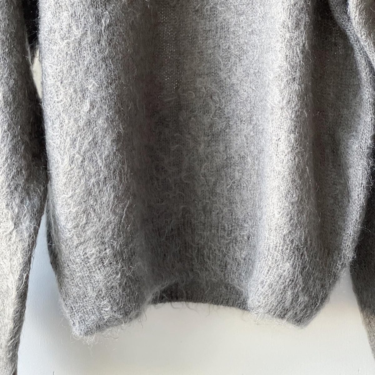AURALEE SUPER KID MOHAIR KNIT P/O 未使用品 AURALEE BRUSHED SUPER KID MOHAIR KNIT P/O | L