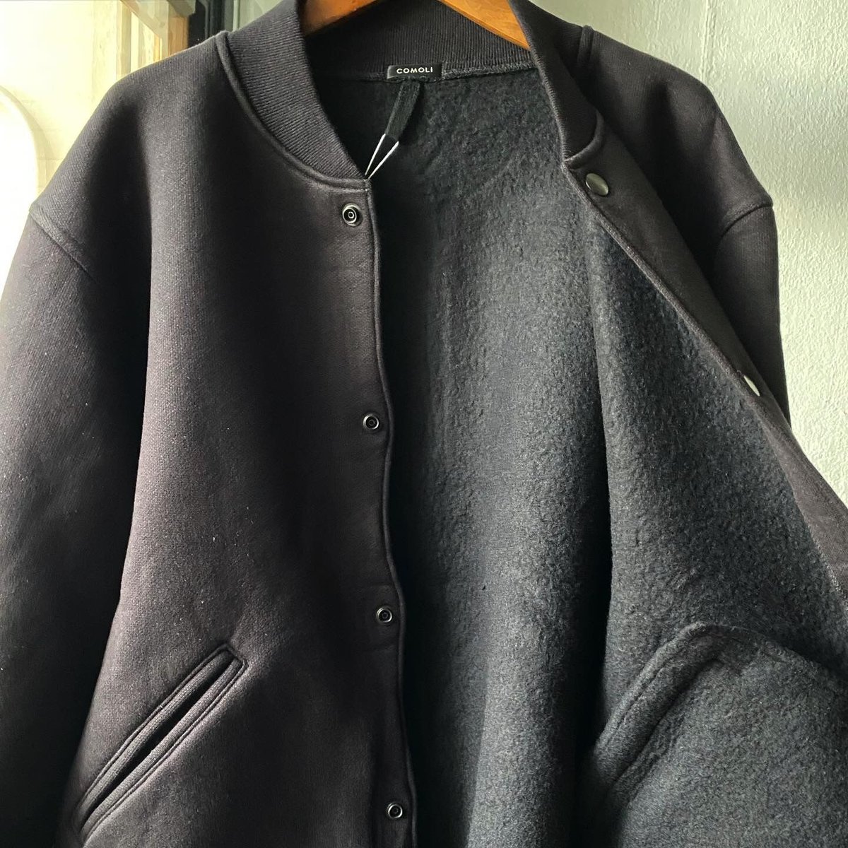 COMOLI C/W 裏毛 スナップジャケット(size 4 別注) | Less Hi COMOLI C/W 裏毛 スナップジャケット(size 4 別注) | Less Hi