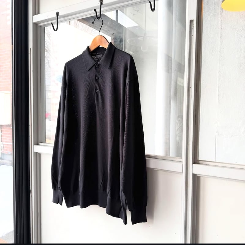 COMOLI コットン ニットポロ | Less Higashikawa COMOLI コットン ニットポロ | Less Higashikawa
