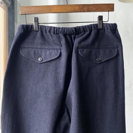 COMOLI　リファインウール ドローストリングパンツ