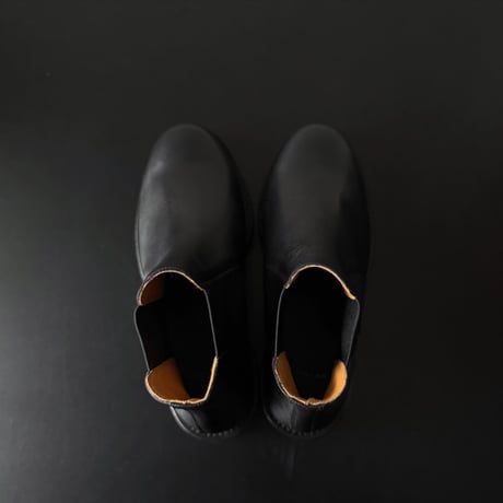 FOOTWORKS　Side Gore Boots in Grain Leather