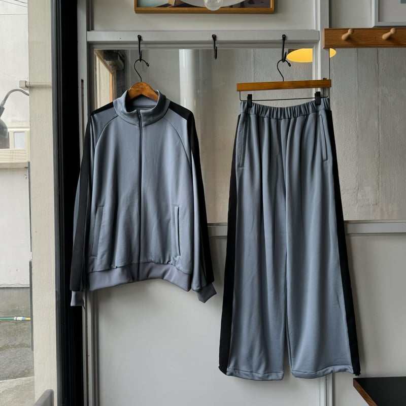 ssstein NYLON JERSEY TRACK JACKET | Less Hig