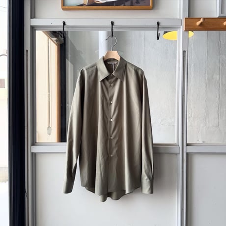 AURALEE　WASHED FINX TWILL SHIRT