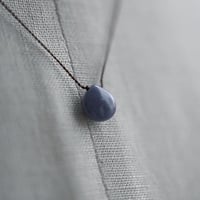 Margaret Solow 　 Smooth Blue Opal Necklace