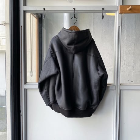 COMOLI　シープスキン ジップパーカ