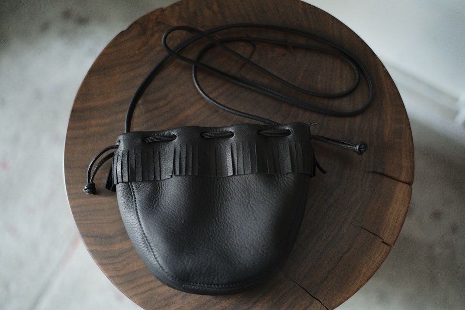 Aeta (アエタ) DEER FRINGE SHOULDER POUCH S / フリンジ