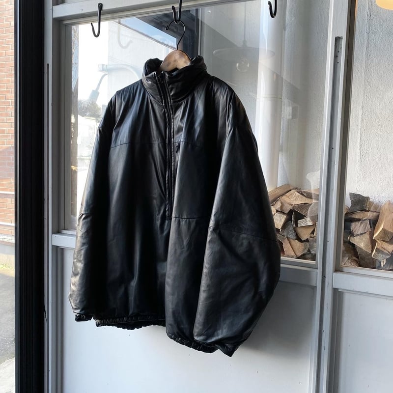 COMOLI シープスキン ハーフジップ パフジャケット | Less COMOLI シープスキン ハーフジップ パフジャケット | Less