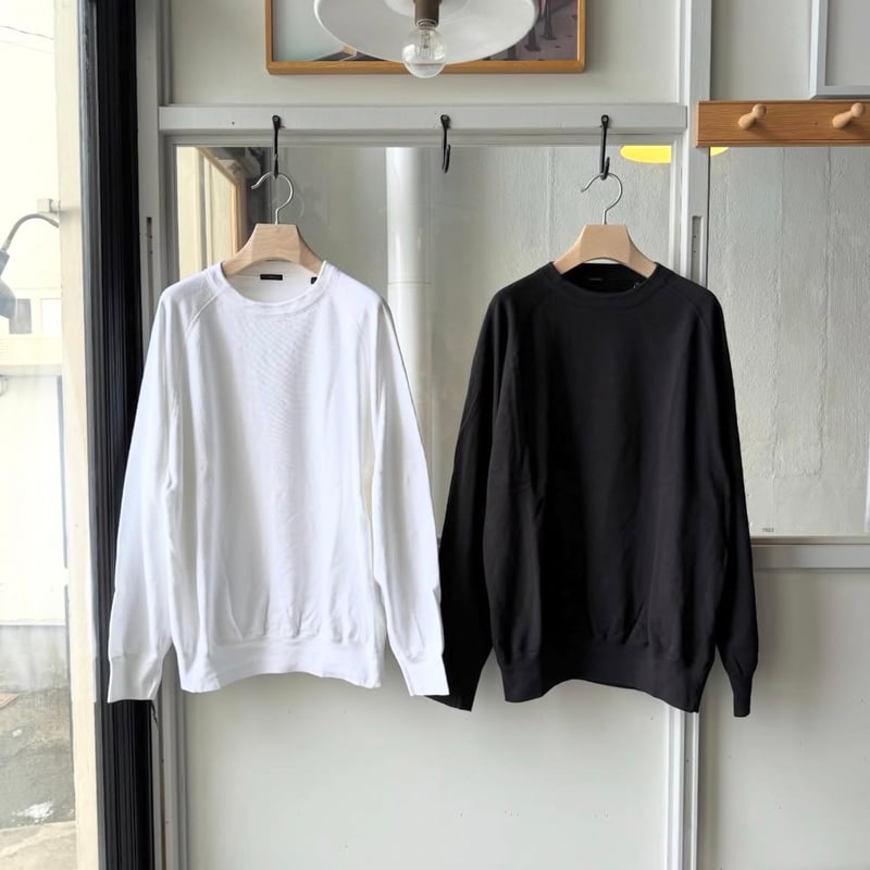 COMOLI LWコットン裏毛 クルーネック | Less Higashikawa