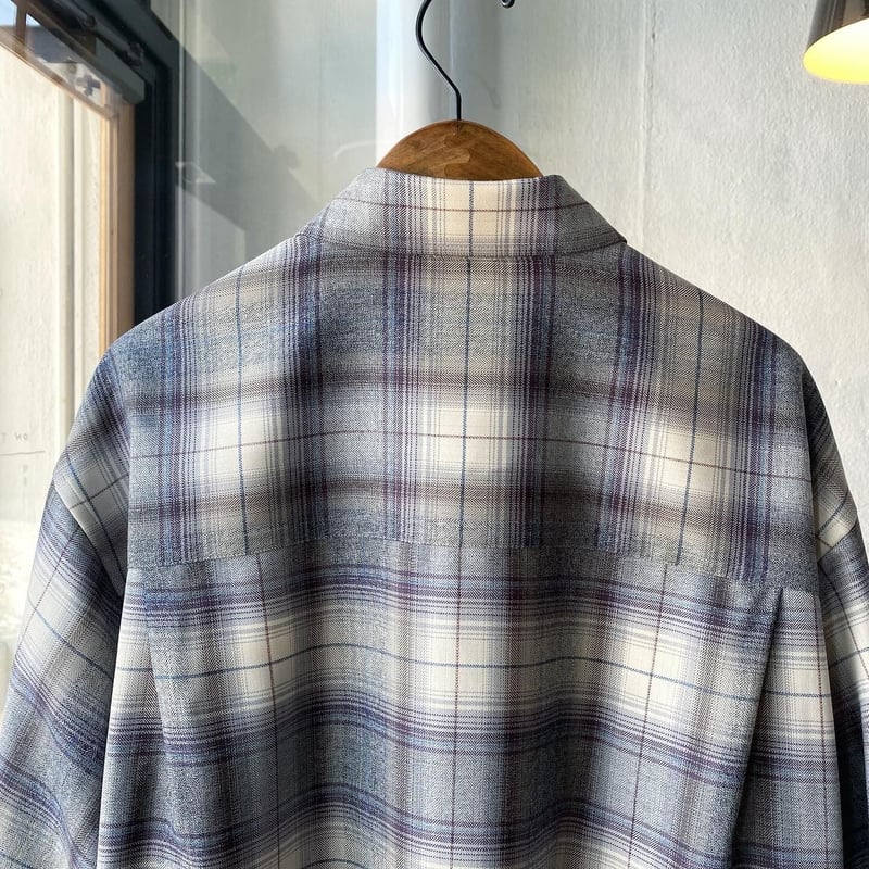 AURALEE SUPER LIGHT WOOL CHECK SHIRTS | Less AURALEE SUPER LIGHT WOOL CHECK SHIRTS | Less