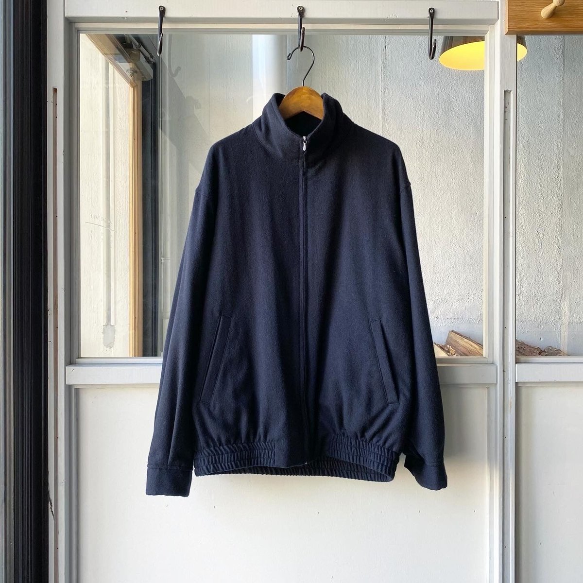 COMOLI カシミヤトラックジャケット  navy ジョシュアエリス COMOLI カシミヤ トラック ジャケット , Navy – Navyblue