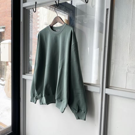 AURALEE　SUPER HIGH GAUZE SWEAT P/O