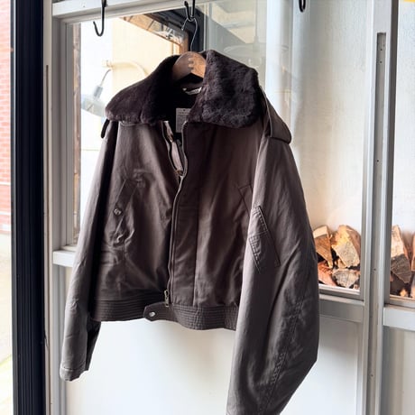 AURALEE　WASHED FINX COTTON GABARDINE FLIGHT BLOUSON