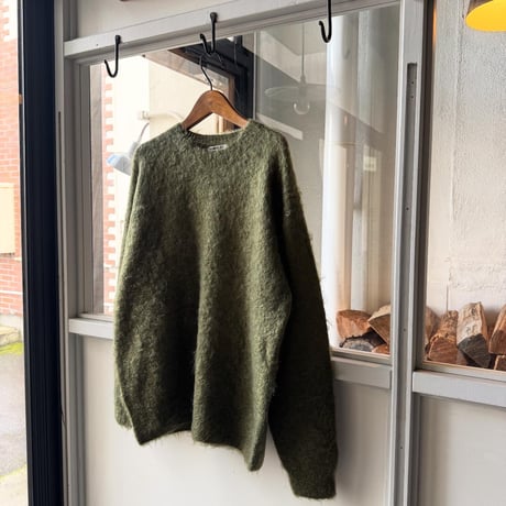 AURALEE　BRUSHED SUPER KID MOHAIR KNIT P/O