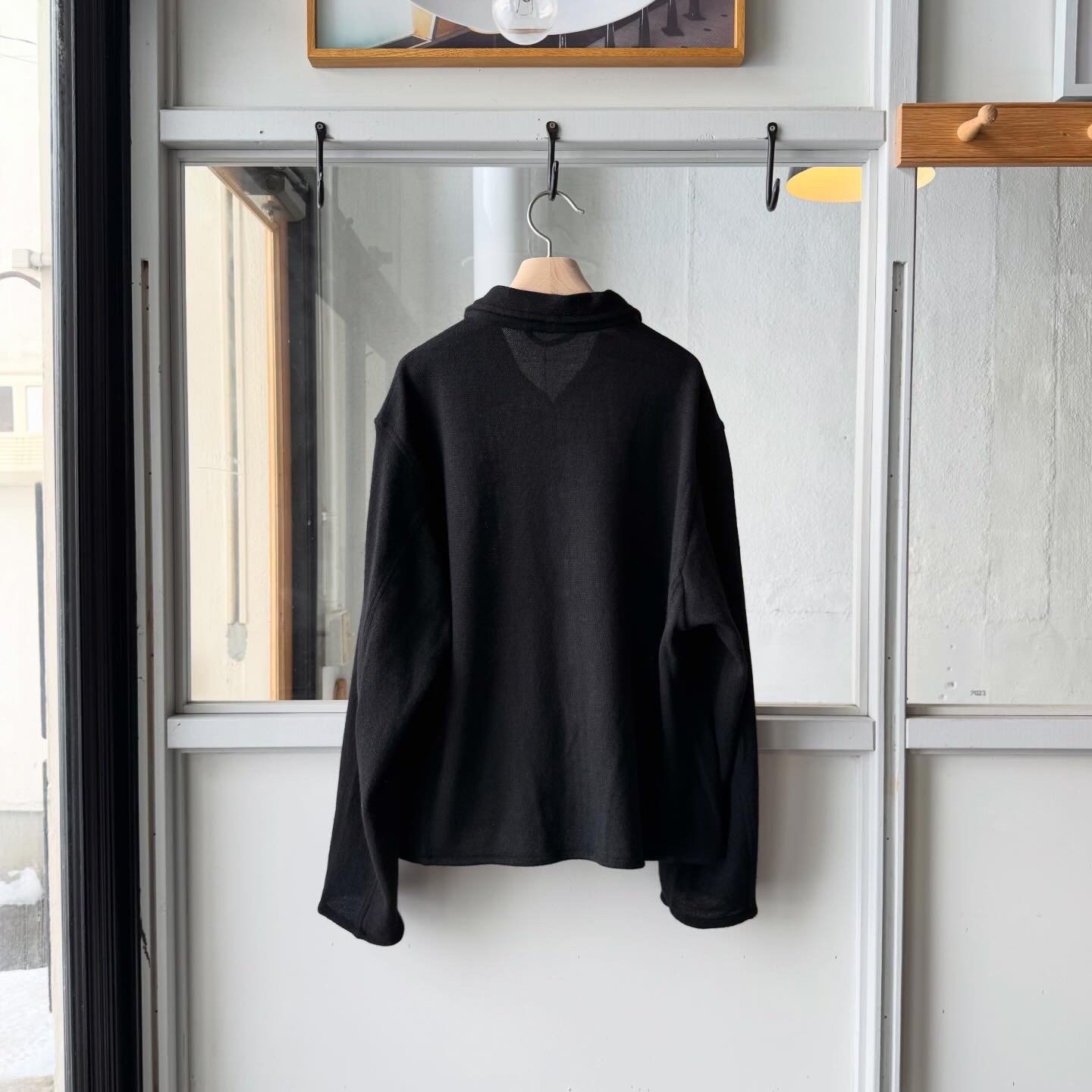 COMOLI カシミヤ和紙 ジップショートジャケット | Less Higashikawa