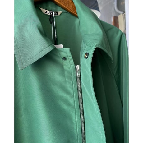 AURALEE　 SILK POLYESTER GROSGRAIN SOUTIEN COLLAR COAT (mens)