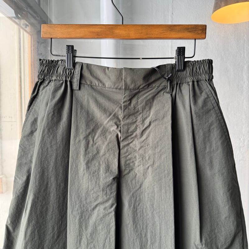 ssstein WINDBREAKER WIDE EASY SHORT TROUSERS