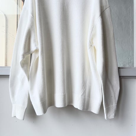 COMOLI　7G クルーネックニット