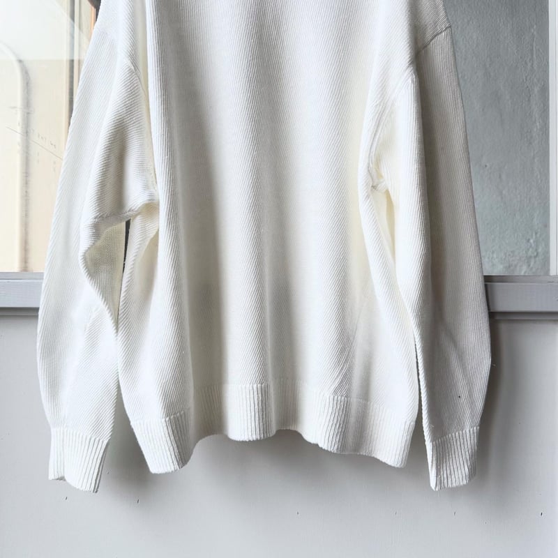 専用☺︎ COMOLI コモリ アイボリー ニット COMOLI 7G クルーネックニット | Less Higashikawa