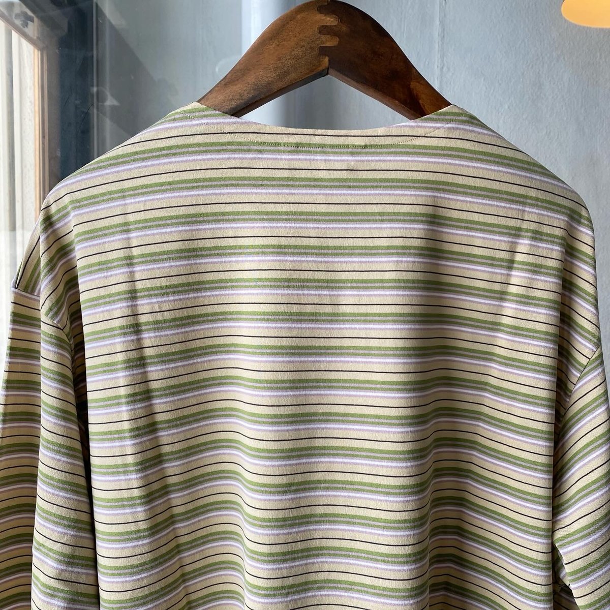 【未使用タグ付】AURALEE BORDER BOAT NECK TSHIRTS 未使用タグ付】AURALEE BORDER BOAT NECK TSHIRTS