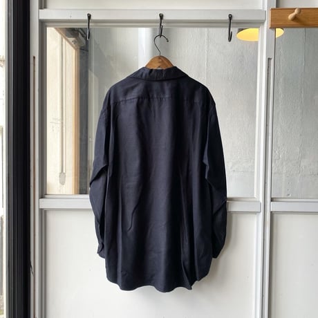 COMOLI　シルクネル スキッパーシャツ