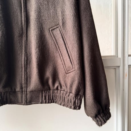 AURALEE　BABY CAMEL FLANNEL ZIP BLOUSON