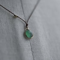 Margaret Solow 　 Enclosed Emerald Cabochon  Necklace