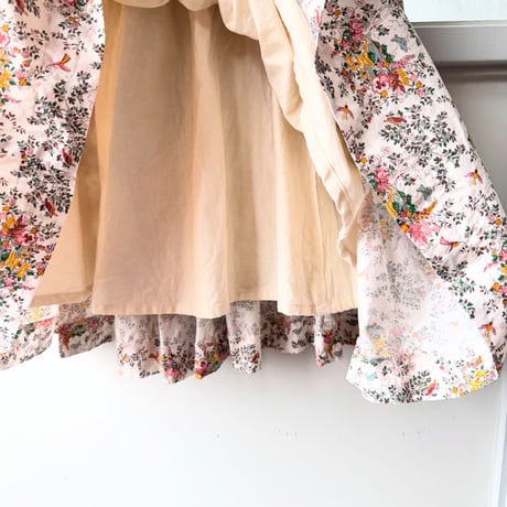 YAECA　[WOMENS] CANVAS DESIGN　ギャザースカート. (MINIATURE WONDERLAND)