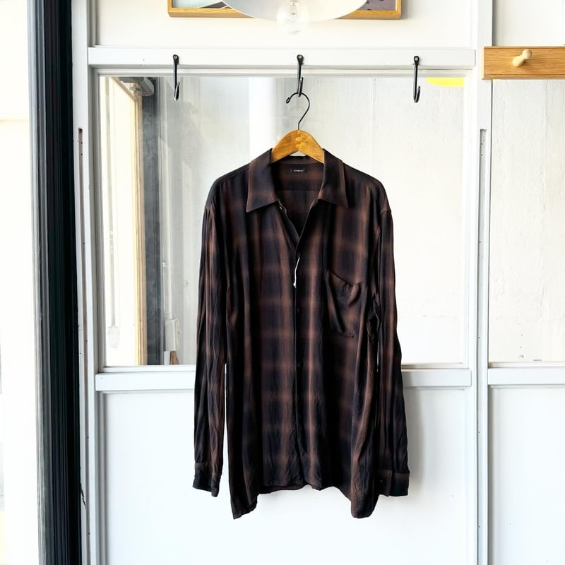 COMOLI レーヨン オープンカラーシャツ | Less Higashikawa COMOLI レーヨン オープンカラーシャツ | Less Higashikawa