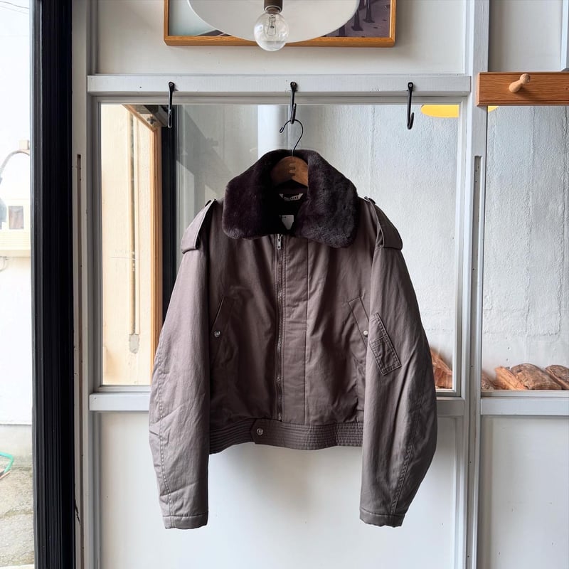 AURALEE WASHED FINX COTTON GABARDINE FLIGHT BLO