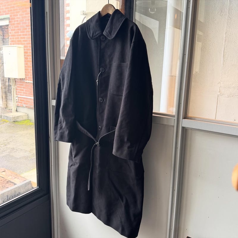 COMOLI モールスキン ミリタリーコート | Less Higashikawa