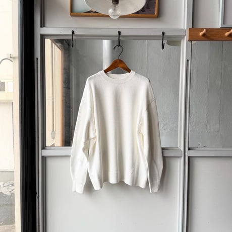 COMOLI　7G クルーネックニット
