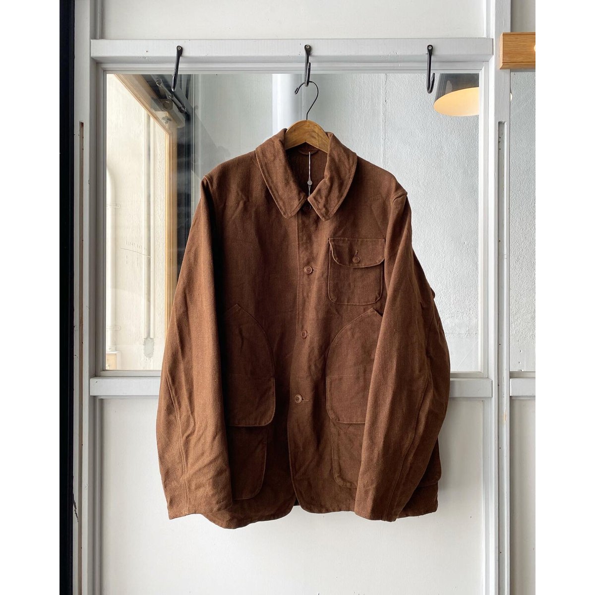 COMOLI ヘンプダック ハンティングジャケット | Less Higashikawa