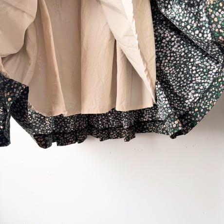 YAECA　[WOMENS] CANVAS DESIGN　ギャザースカート (MARGUERITE)
