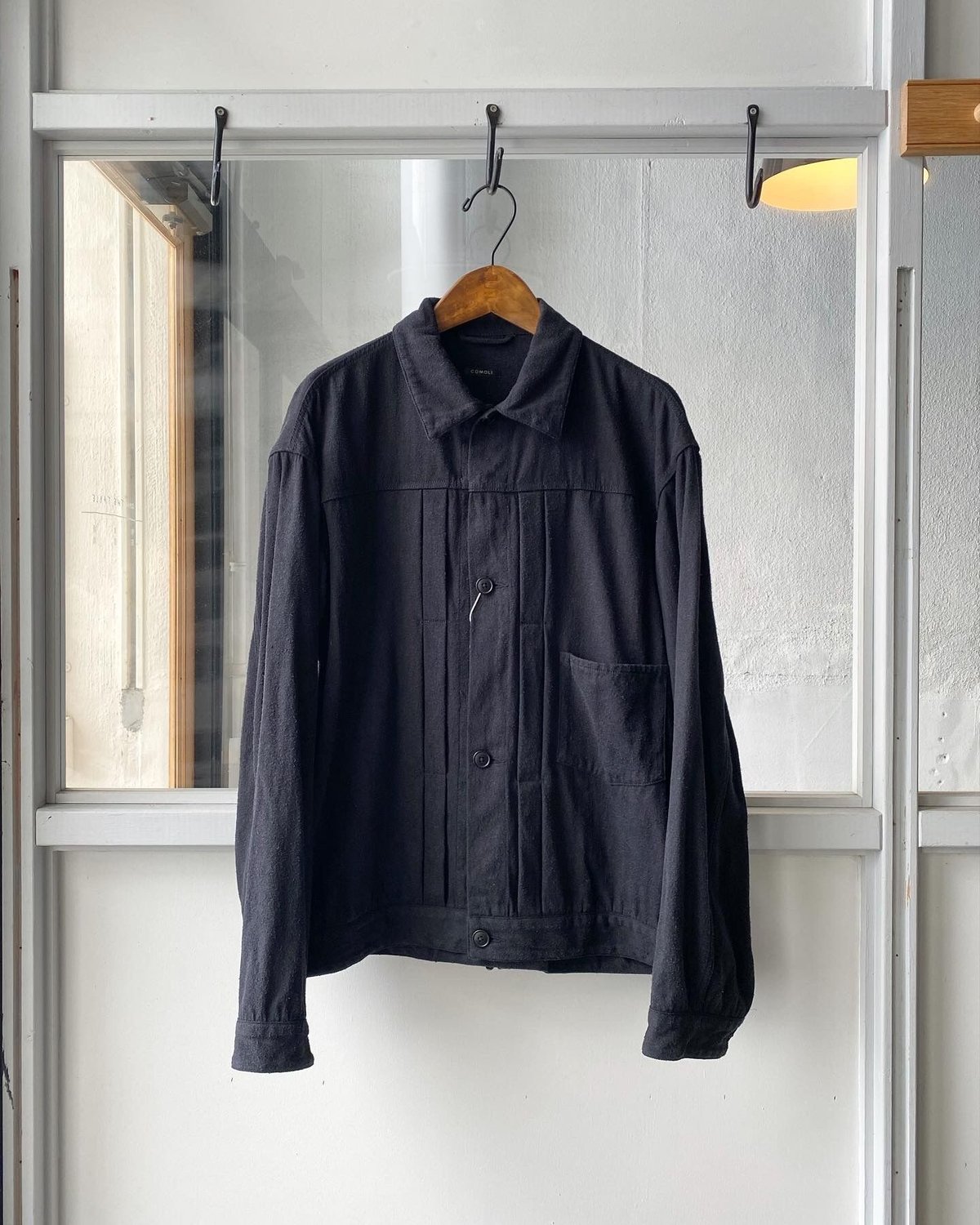 【21SS/サイズ3】COMOLI シルクネップ TYPE-1st COMOLI コモリ シルクネップ TYPE-1ST ジャケット ブルゾン