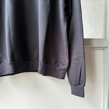 AURALEE　ELASTIC HIGH GAUGE SWEAT HALF ZIP P/O